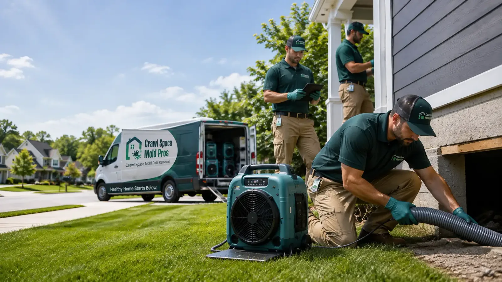 Crawl Space Mold Removal in Portal, ND